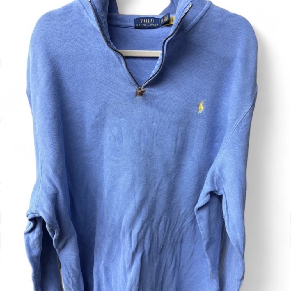 Polo Ralph Lauren Blue Quarter Zip Pullover
